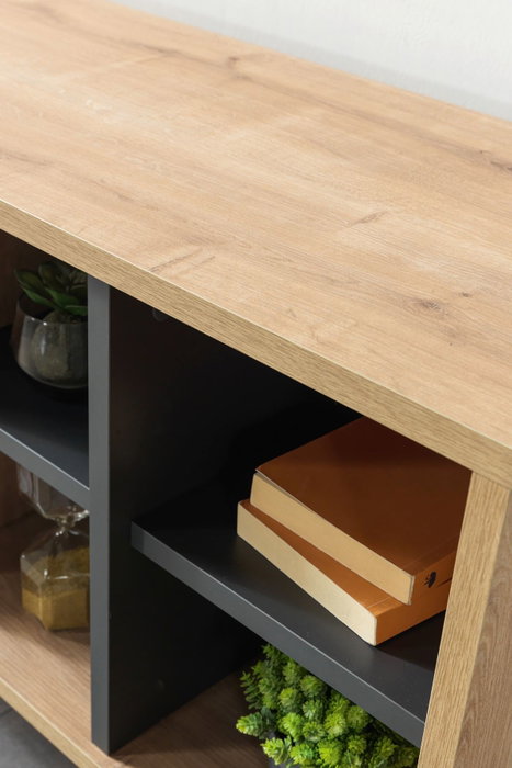 Hanah Home Şile 3109 Soporte para TV Roble Zafiro y Antracita